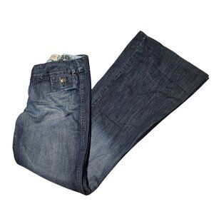 Joes Vintage Series 1971 Wide Leg Jeans Womens Size 30 Low Rise Denim Pants